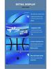 Size 7 Black Mamba Outdoor Wear-Resistant Street Basketball - Genuine Soft Leather, Gift for Adults.