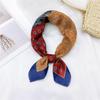 Versatile Cotton Linen Silk Scarf: Spring & Autumn Unisex Small Square Neck & Head Accessory