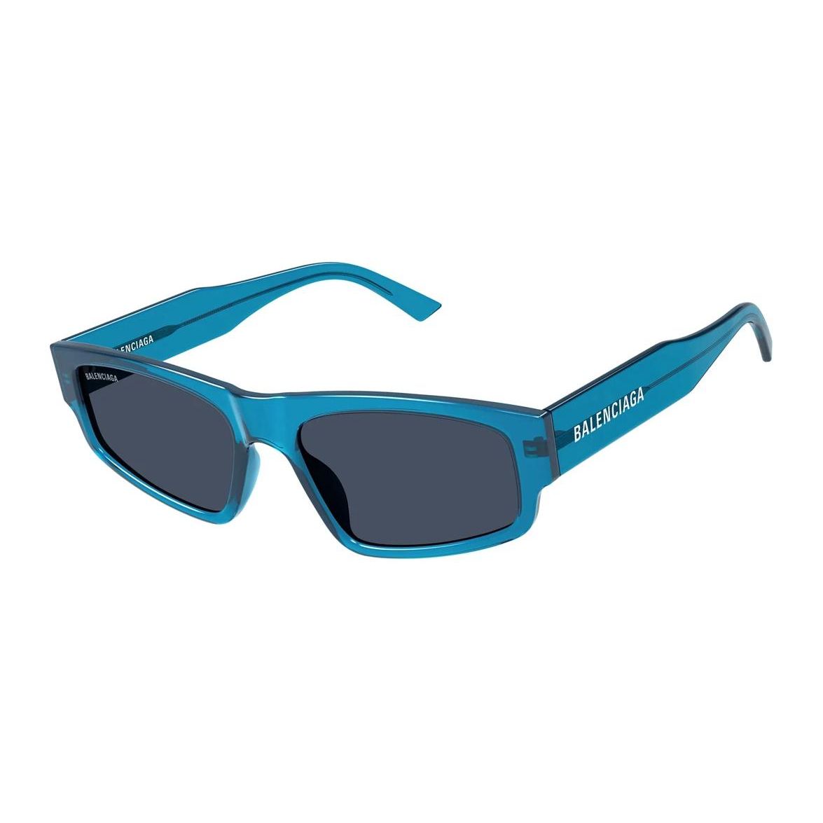 Balenciaga Square Sunglasses Blue Women Eyewear BB0305S-004 56,Blue