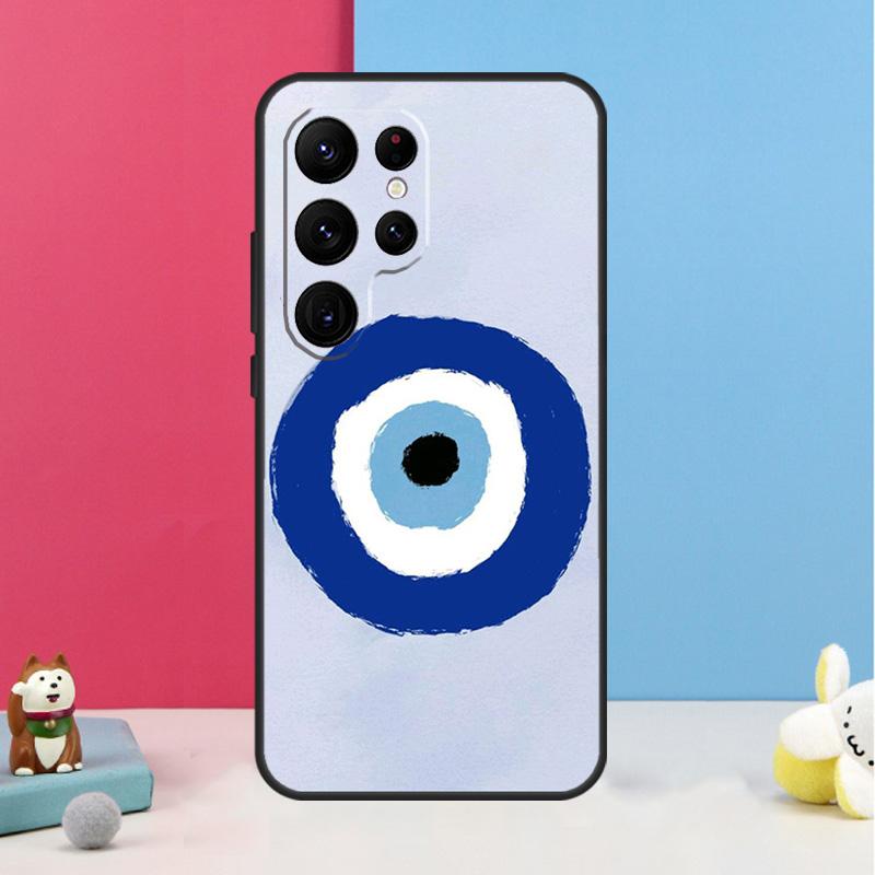 Evil Eye Case For Samsung Galaxy S23 S24 Ultra S20 S21 FE Note 10 20 Ultra S8 S9 S10 S22 Plus Cover