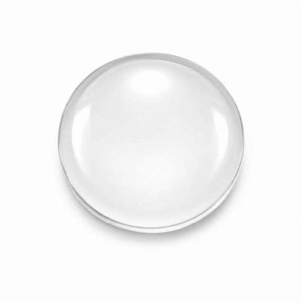 6xTime Gem Glass Patches Round Flat Crystal Cabochons for DIY Jewelry Making 35mm (5pcs/pack)