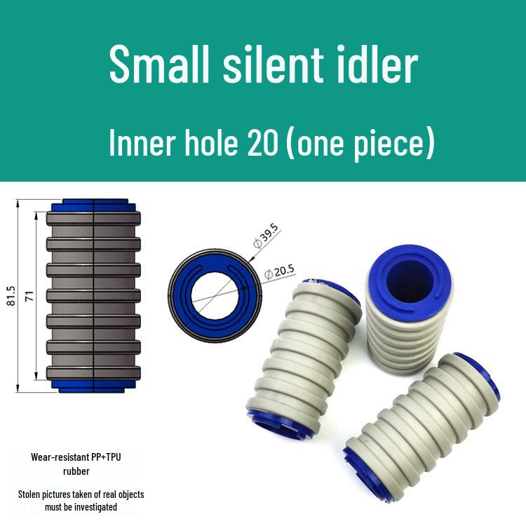 Double Row Nylon Support Wheel for Conveyor Systems