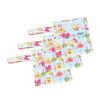 3pcs Cloth Diaper Bag Zippered Pocket Water Resistant Printed Reusable Travel Beach Pool Yoga Gym Wet Bag for Swimsuits T10