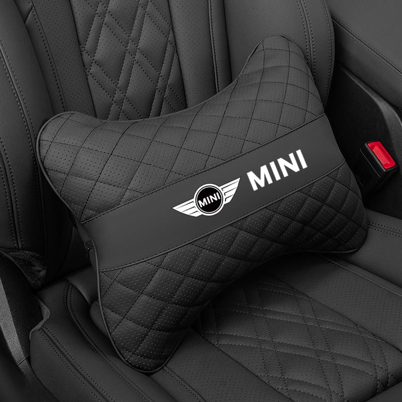 Kit de coussin de nuque et de soutien lombaire pour voiture Appui-tête automatique Pour MINI Cooper R56 F56 R50 JCW Cabrio Aceman Countryman Clubman Roadster Coupe
