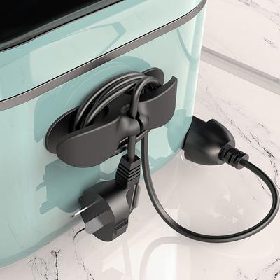 2PCS Wire Household Cable Organizer Power Cord Storage Kitchen Plug Fixer Winding Finishing
