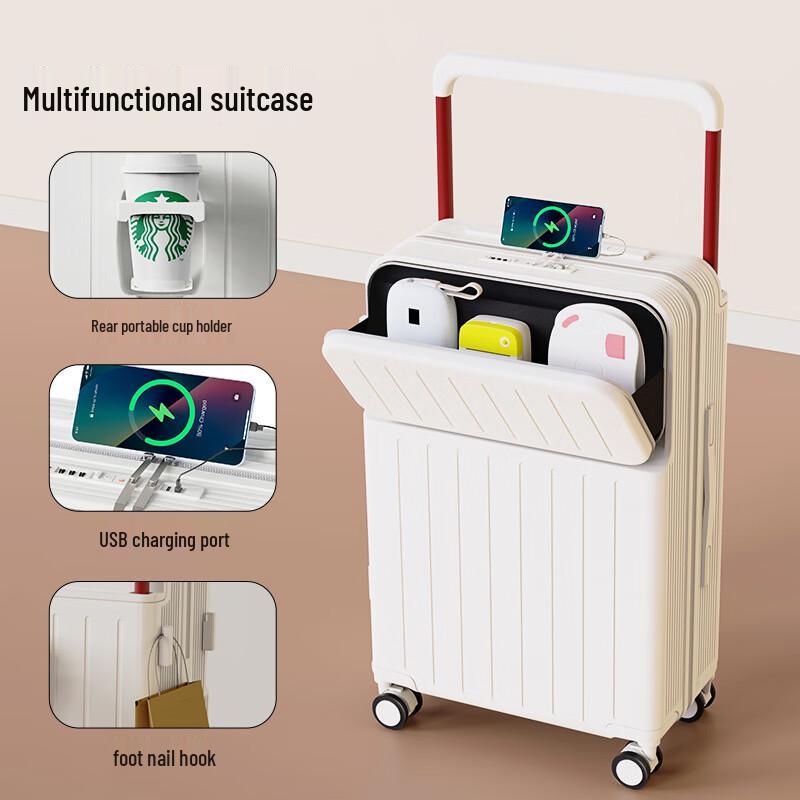 Traveler 508 Smart Zipper Luggage with Wide Handle and USB