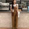 Women's Denim Jumpsuit Korean Fashion Literary All-match Suspender Chic and Elegant Woman Jumpsuit Trend Temperament Ins Popular