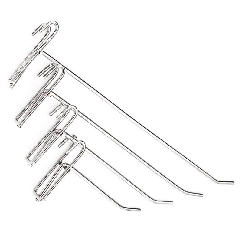 Stainless Steel Wire Mesh Hook for Supermarket, Jewelry, and Phone Accessories