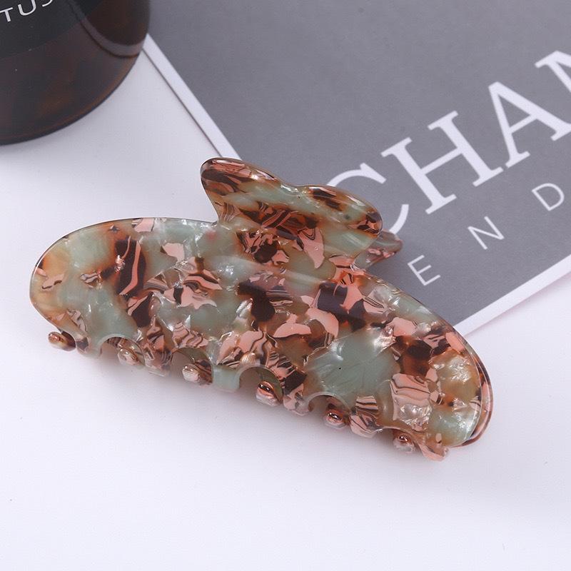Colorful Acetate Large Dopamine Hair Claw - High-End Hairpin Accessory