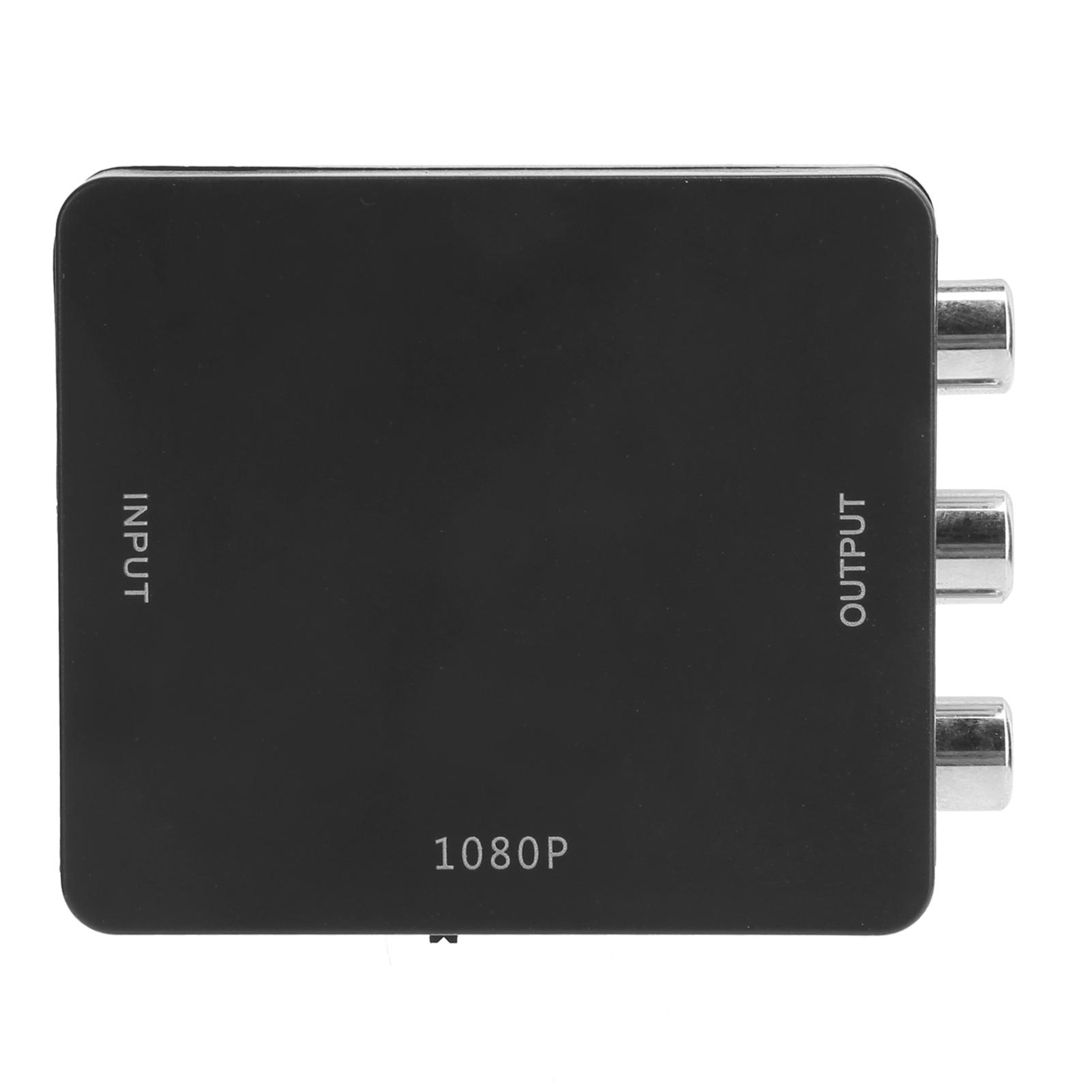 

Интерфейс мультимедиа высокой четкости в AV-конвертер без драйвера Видео адаптер 1080PЧерный чёрный