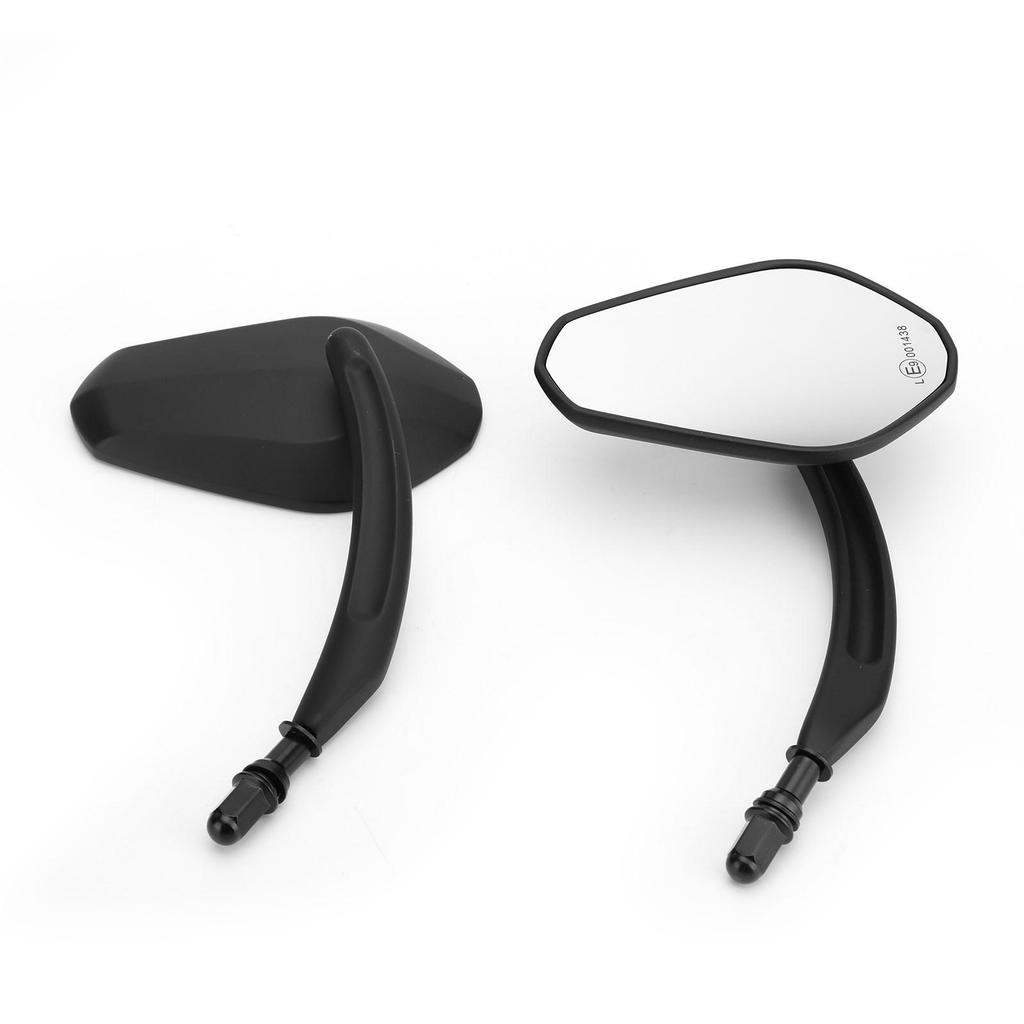 Chrome Diamond Rearview Mirrors Motorcycle For Harley Cruiser Touring Chopper Sportster