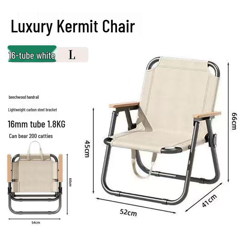 Kermit Outdoor Portable Aluminum Folding Camping & Fishing Chair
