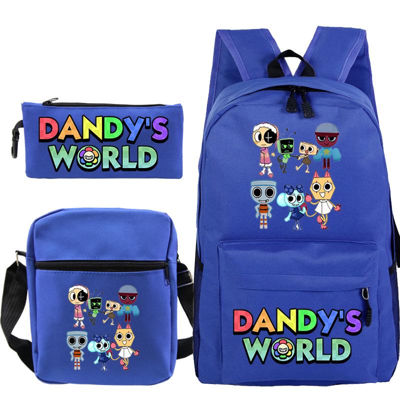 New Dandy's World Game Merchandise Cartoon Print Children's Backpack Cross-border Large-capacity Student Schoolbag