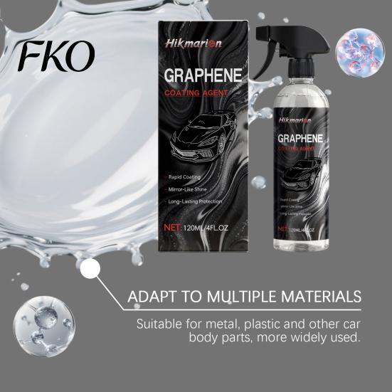 Gloss Car Polish Graphene Ceramic Coating Agent, 120ml Paint Sealant for Mirror Surface Shine Enhancer Shine, Quick Dry Spray UV & Acid