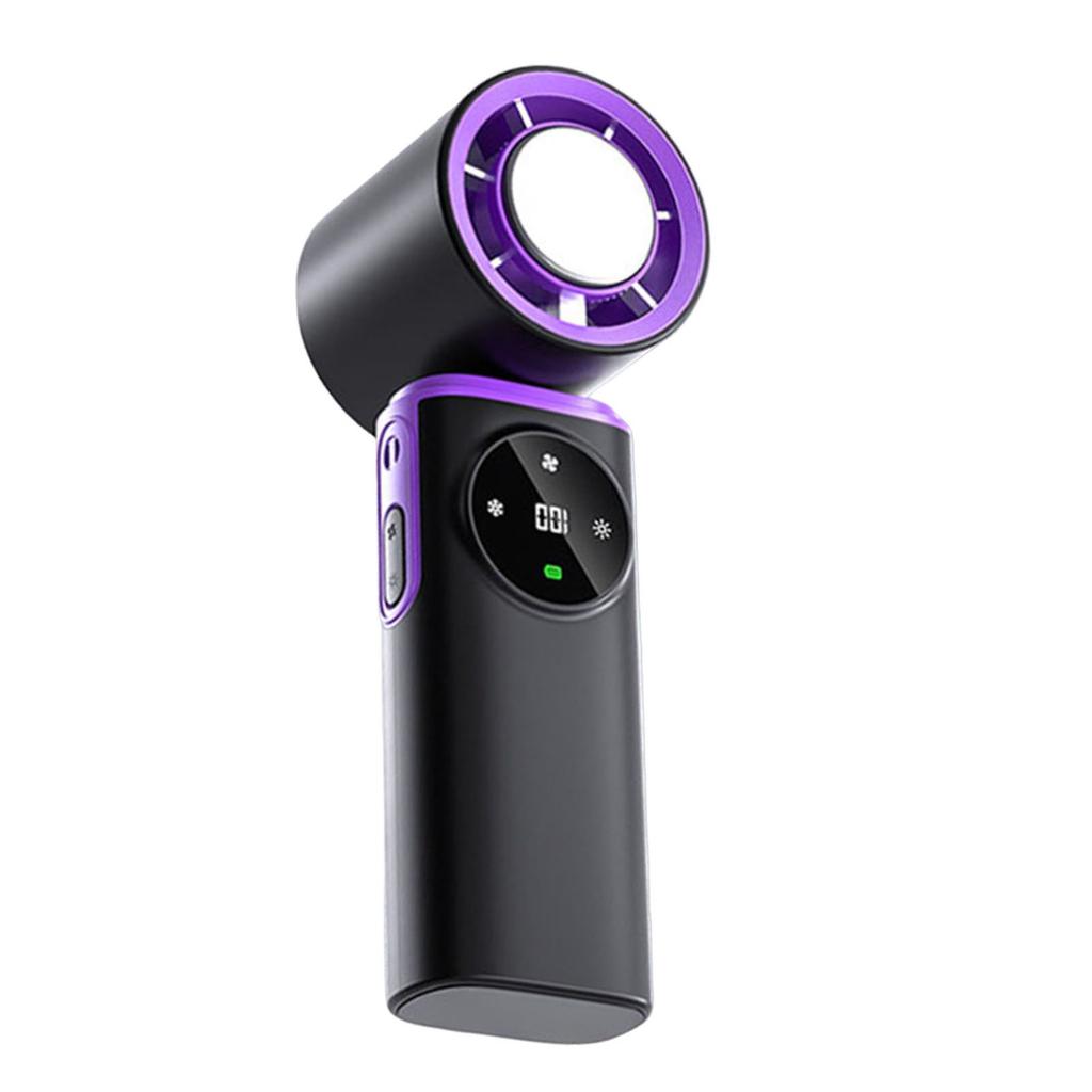 Mini Pocket Cooling Fan with Ice Cooling Rechargeable Personal Fan 3600mAh for Travel Outdoor Activities Gifts for Women