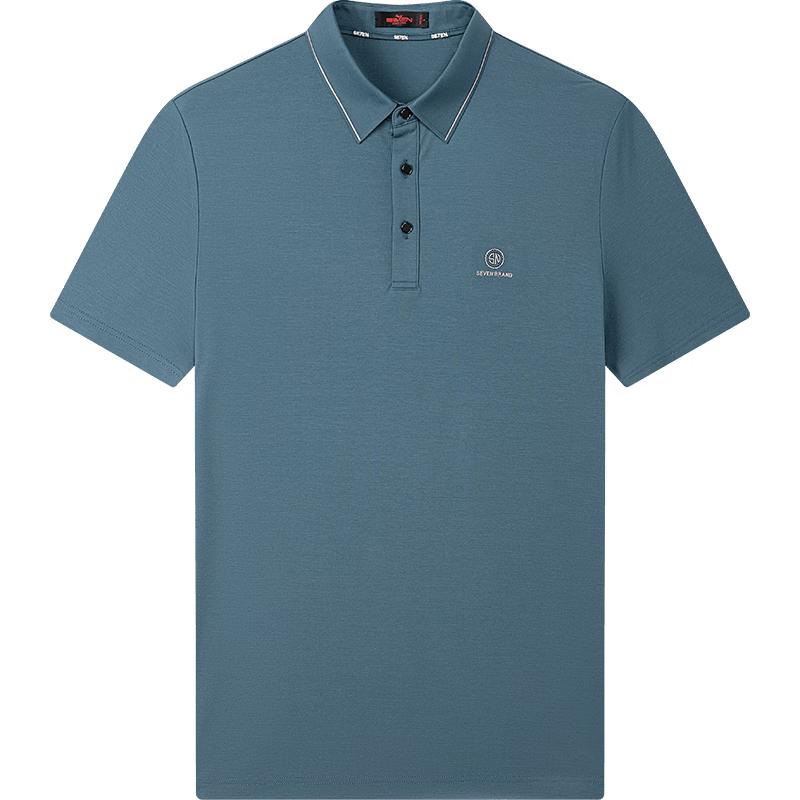 

Мужская рубашка-поло с коротким рукавом в стиле business casual L