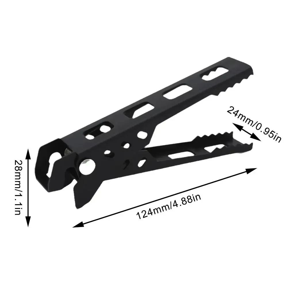 Outdoor Camping Anti-Scald Pot Pan Bowl Gripper Aluminum Alloy Folding Handle Hiking Camping Picnic Barbecue Cooking Cookware
