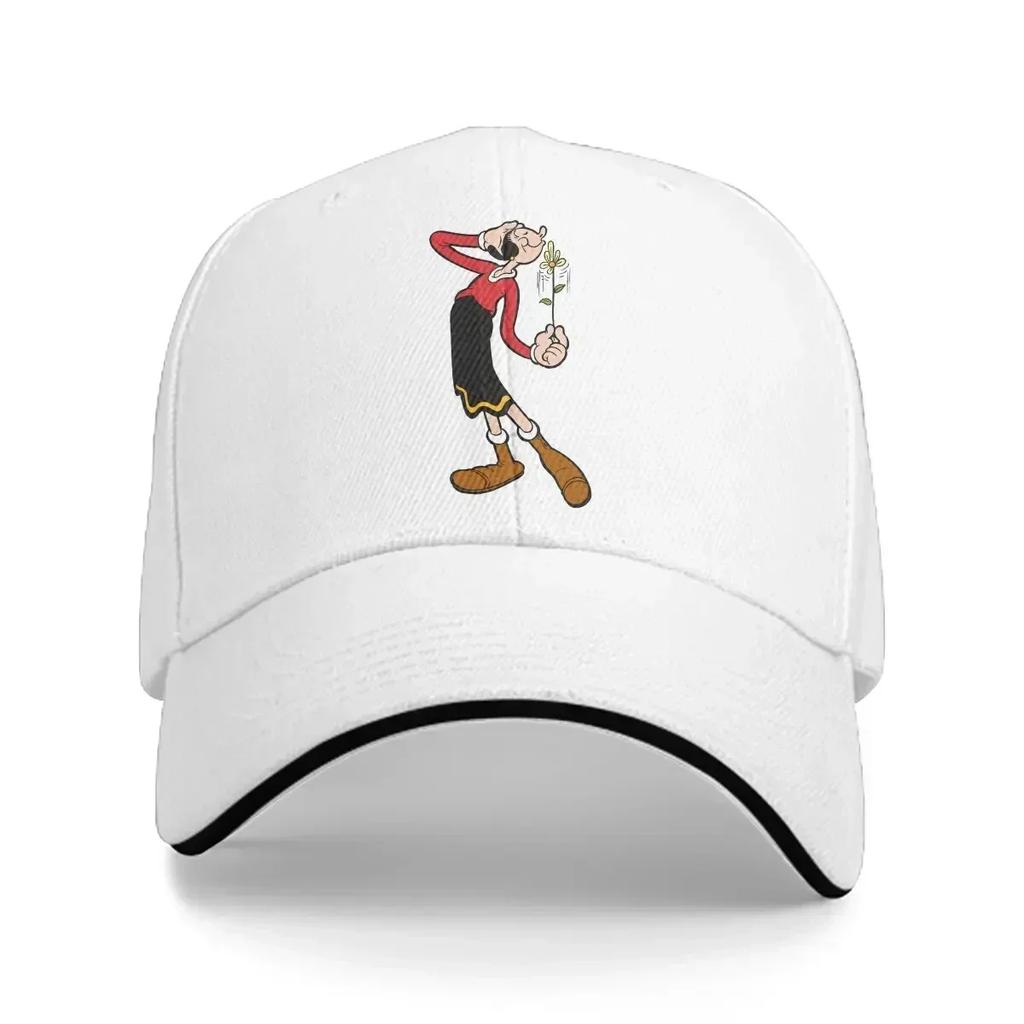 Flower Baseball Cap Unisex Hats Visor Protection Snapback the Sailor Popeye Gifts Caps