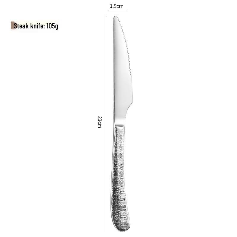 

Ru Han Diamond Pattern Cutlery Set