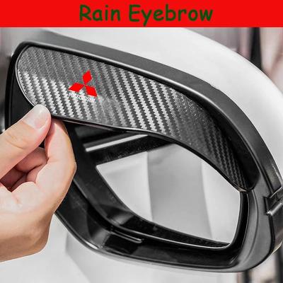 Waterproof Rearview Mirror Rain Cover Car Mirror Cap For Outlander Triton L200 ASX Mirage Pajero Eclipse Colt Lancer