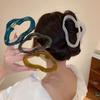 Irregular Hollow Out Hair Claws Clips for Women Girls Tortoiseshell Large Crab Shark Clamps Barrettes Clips Hair Accessories