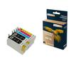 QUALITONER - 5 Compatible Cartridge for EPSON 407 XL 407XL Black (x2) + Cyan + Magenta + Yellow for Epson Expression Photo HD XP-150