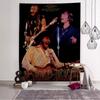Bee Gees Band Appeso Arazzo Boemo Appeso Tarocchi Tappeti da Parete Hippie Appeso a Parete per Dormitorio Decorazioni per la Casa