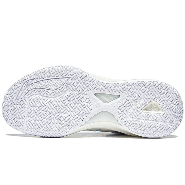 Lining Lightweight 1.5 Shock Absorbing Durable Rebound Low Top Basketball Shoes Men sneaker White Blue Purple ABAT101-3