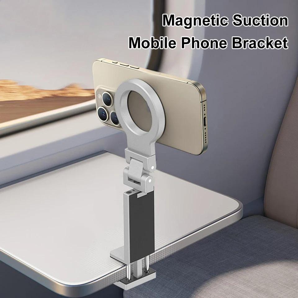Magnetic Phone Holder Universal Travel Desk Cell Phone Mount Stand Foldable 360 Rotation Selfie Stick Phone Support for Phone