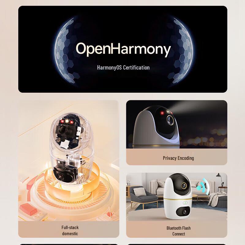 Dahua HarmonyOS Dual-Lens Wi-Fi PTZ Security Camera