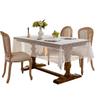 1pc Pastoral Style Tablecloth Embroidered White Lace Drape Table Cloth Rectangular Coffee Tablecloth Wedding Atmosphere Sense