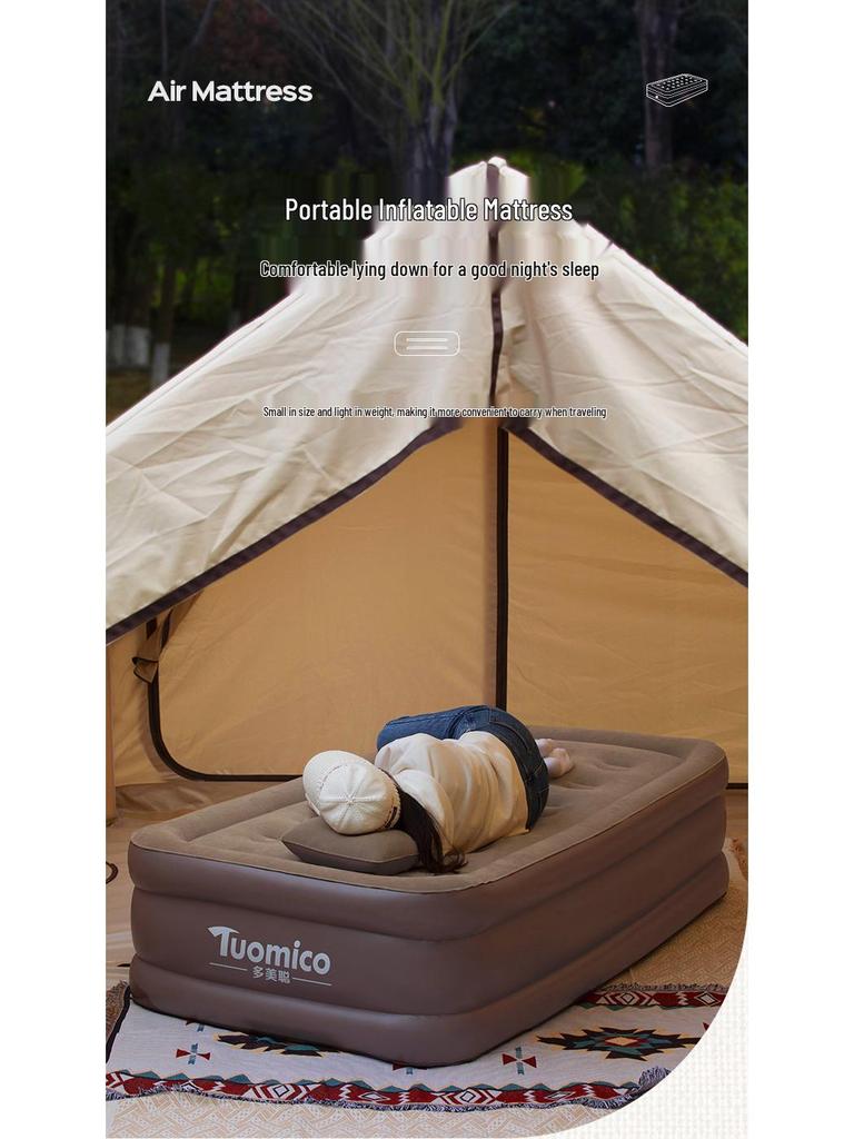 Kompakte Einzel-Outdoor- und Indoor-Luftmatratze