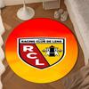 Racing Club De Lens Crest Round Mat, Anti-slip Circle Carpet Chair Rug For livingroom,Bedroom, Doormat Home Decor Gift Christmas Gifts