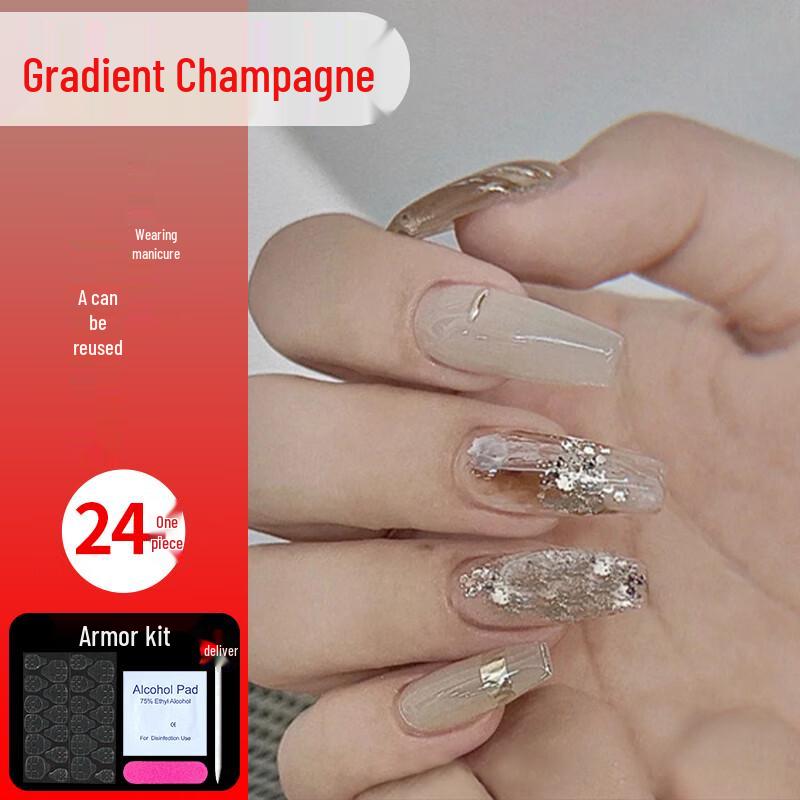 BaiCuilei Handmade Wearable False Nails