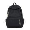 Schoolbag female ins Japanese sweet girl tide casual backpack simple solid color junior high school college student schoolbag