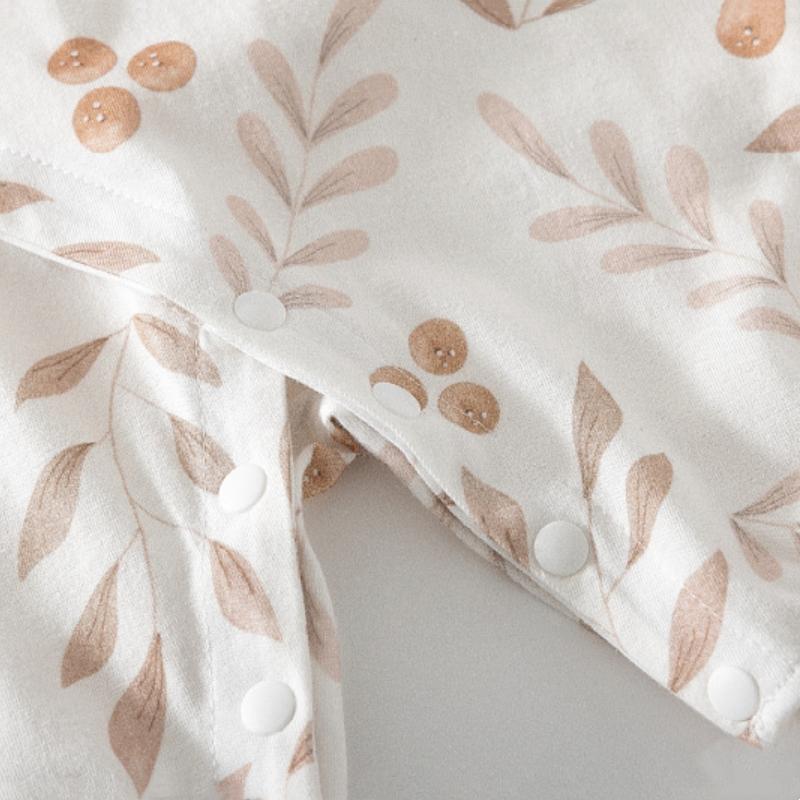 Newborn Baby Short Sleeve Romper Summer Ultra-thin V-Neck Cotton Toddler Jumpsuit Cartoon Print Infant Bodysuits For 0-12Months