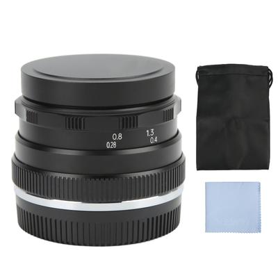 35mm F1.6 Fixed Focal Length Lens Large Aperture Manual Prime Camera Lens for Olympus Micro 43