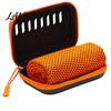 Quick Cooling Towel with Case Carrying Case, 30x80cm Instant Microfiber Ice Lightweight Towel, Portable Drying for Gym Workout Yoga Running Fitness