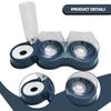 Double Cat Bowls Pet Feeder 15°tilted,with Automatic Water Bottle,Pet Food Bowl,Raised