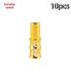 10Pcs Bicycle Brake Shift Cable Housing End Caps Aluminum Alloy Protective Cable Ends Line Cap Wire Tube Plugs