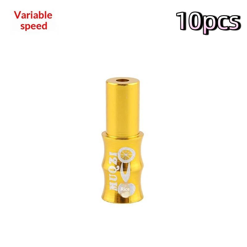 10Pcs Bicycle Brake Shift Cable Housing End Caps Aluminum Alloy Protective Cable Ends Line Cap Wire Tube Plugs