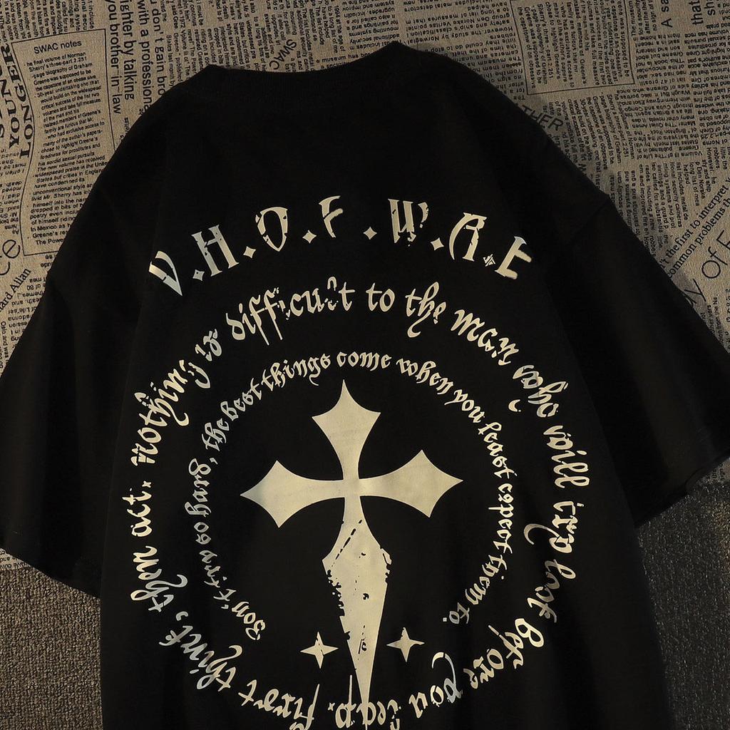 Футболка с принтом на санскрите Magic Formation для мужчин и женщин, уличная одежда в стиле ретро, ​​летняя модная тенденция, повседневный удобный топ с короткими рукавами для пар, Harajuku