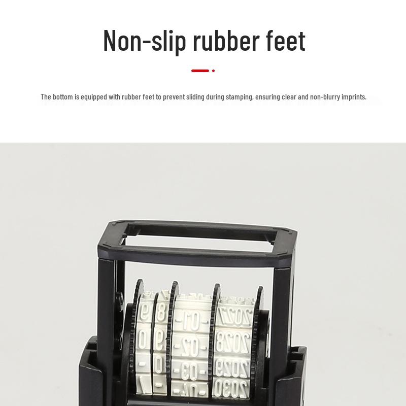 Trodat 4850 Self-Inking Date Stamp with Bilingual Text