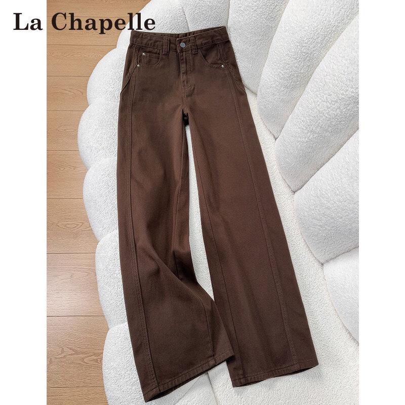 La Chapelle High-Waisted Wide-Leg Denim Jeans