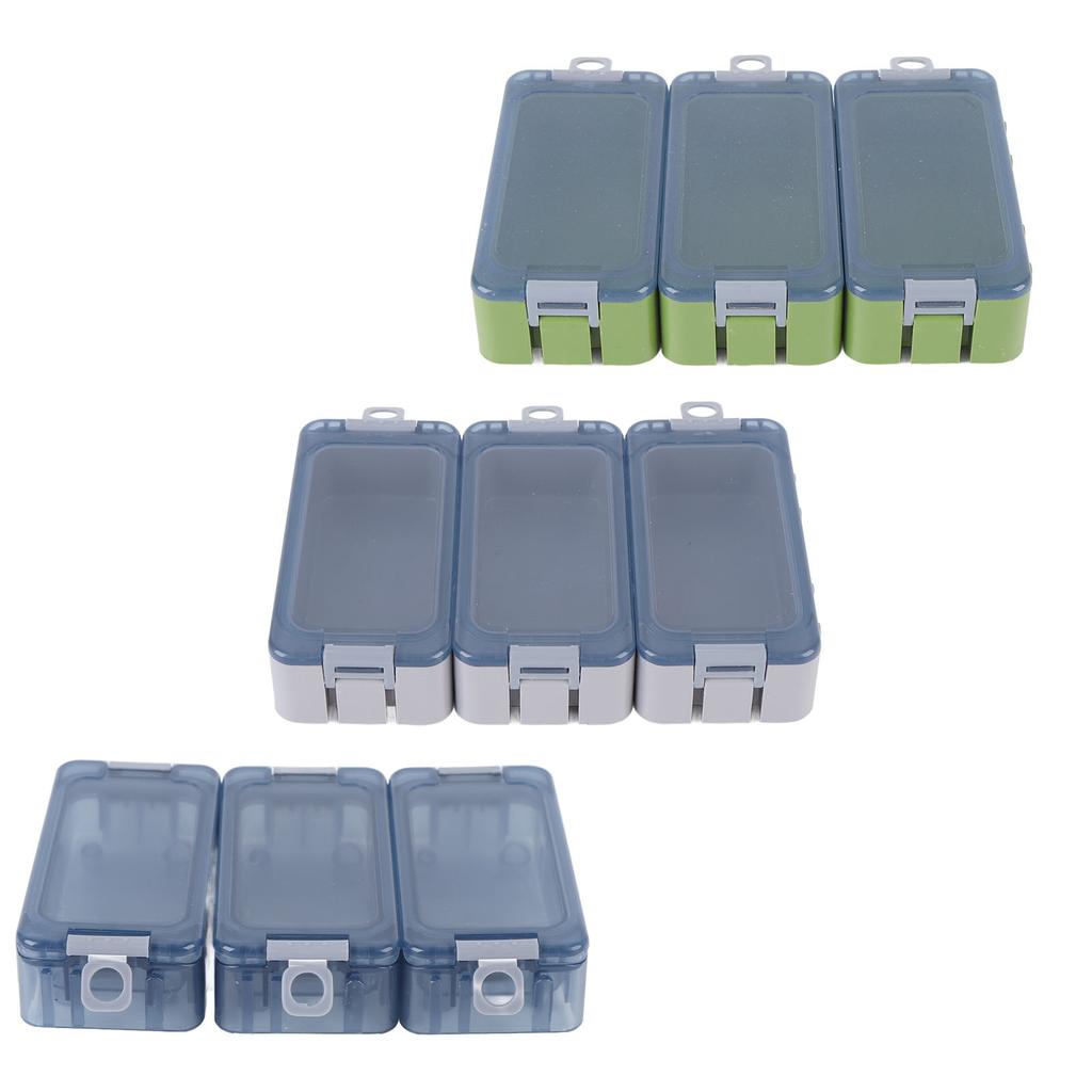 Fishing Lure Box PP Multiple Combinations Luminous Water Resistant Fishing Tackle Storage Box Transparent Window for Camping