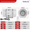 Remote-Controlled Axial Flow Indoor Exhaust Fan with Turbo Ventilation