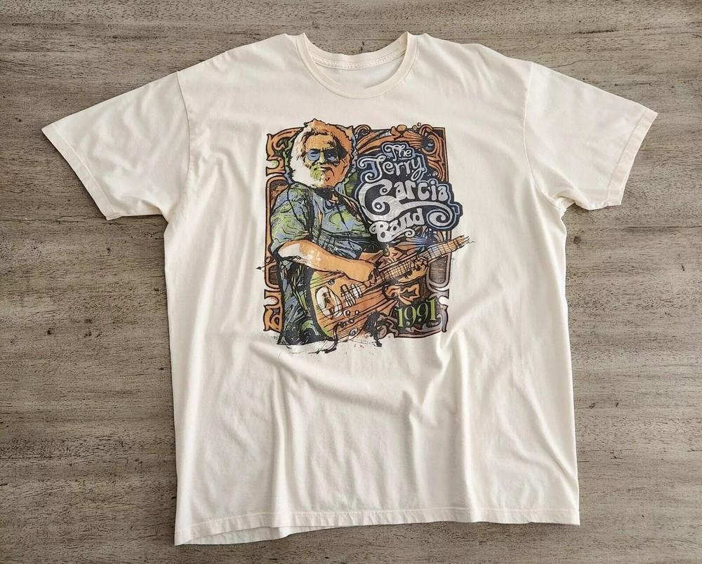 

Jerry Garcia Band T Shirt Full Size S5XL White Color FN1338 Unisex T-Shirt L
