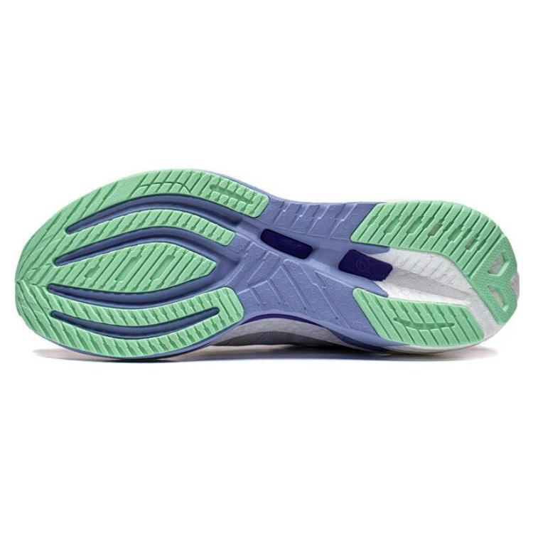 New LiNing Furious Rider 7.0 Cushioning Low Top Midsole Technology Running Shoes Women's White Purple ARZT004-13