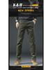 Men's High-End Military Green Corduroy Casual Trousers - Straight, Loose Fit for Autumn/Spring 
