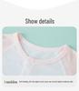 Ultra-Thin Ice Silk Mugwort Baby Onesie - Long Sleeve Summer Romper